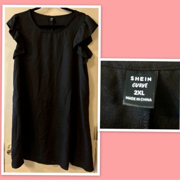SHEIN Curve Black Sleeveless Dress - Picture 1 of 1